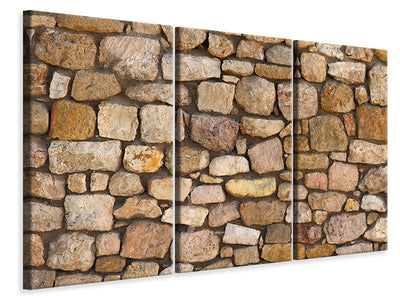 3 darab Vászonképek Old Brick