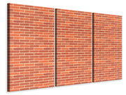 3 darab Vászonképek Bricks