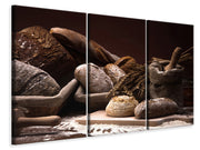 3 darab Vászonképek Bread Bakery