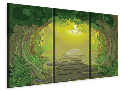 3 darab Vászonképek Fairy Tales Forest