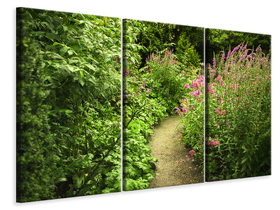 3 darab Vászonképek Garden Path