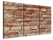 3 darab Vászonképek Loft Wall