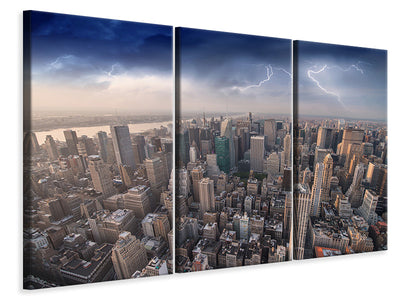3 darab Vászonképek Manhattan