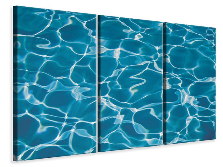3 darab Vászonképek Pool
