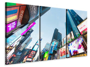 3 darab Vászonképek Shopping In NYC
