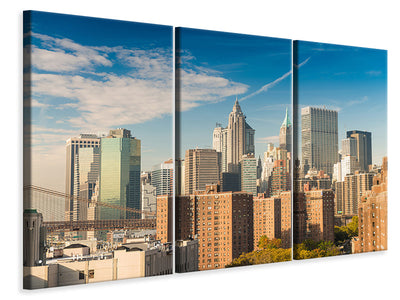 3 darab Vászonképek New York Skyline