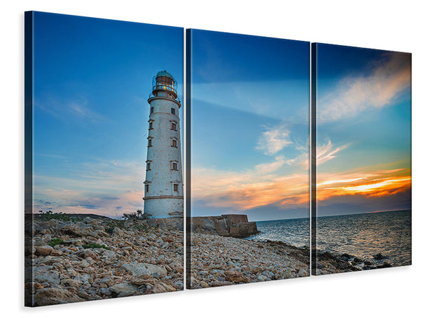 3 darab Vászonképek Sunset At The Lighthouse