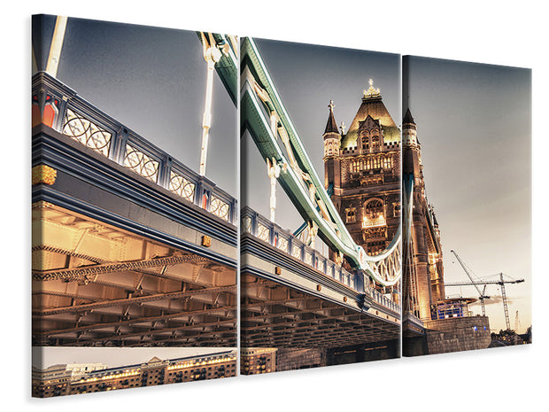 3 darab Vászonképek XXL Tower Bridge