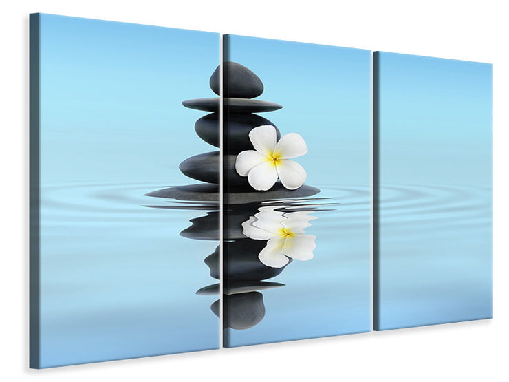 3 darab Vászonképek Zen Stones