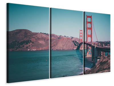 3 darab Vászonképek At the Golden Gate