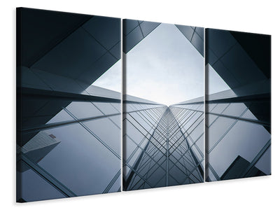 3 darab Vászonképek Glass architecture