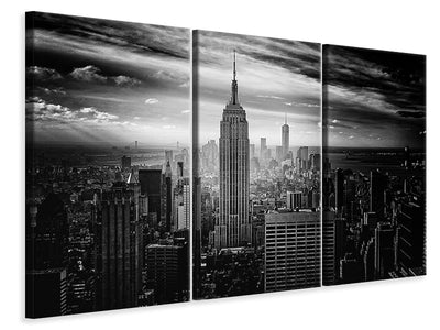 3 darab Vászonképek Empire State Building sw