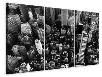 3 darab Vászonképek New York from above