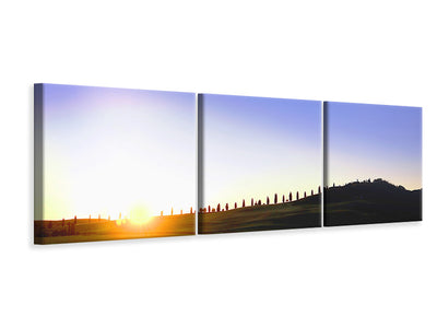 3 darab Vászonképek Panoramic The dawn
