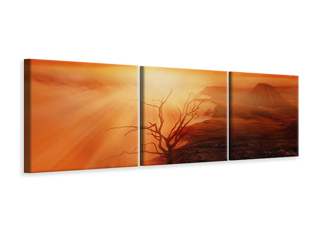 3 darab Vászonképek Panoramic Colorful landscape