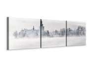 3 darab Vászonképek Panoramic Gmunden Castle Place