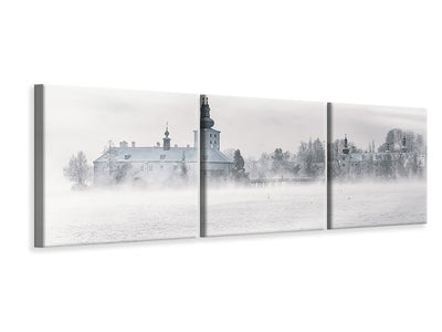 3 darab Vászonképek Panoramic Gmunden Castle Place