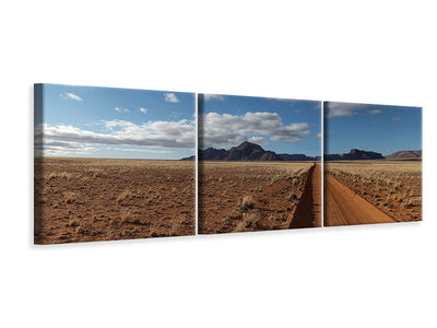 3 darab Vászonképek Panoramic In Namibia