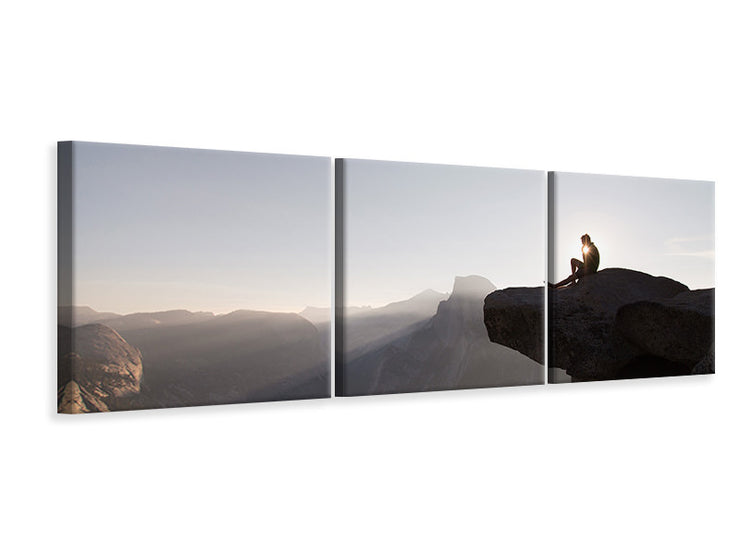 3 darab Vászonképek Panoramic Inspiration mountains
