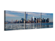 3 darab Vászonképek Panoramic New York in winter
