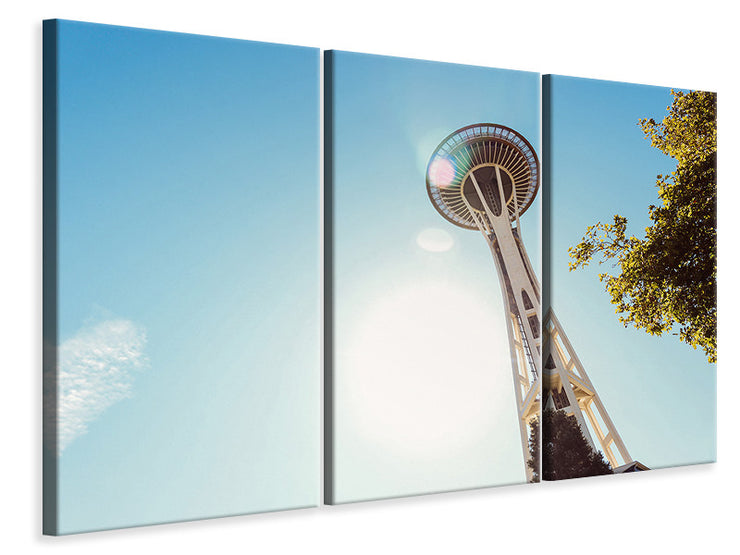 3 darab Vászonképek Sunshine in Seattle