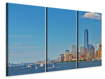 3 darab Vászonképek Top weather in Manhattan