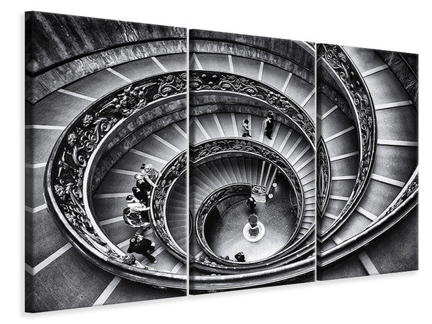 3 darab Vászonképek Stairs in the Vatican