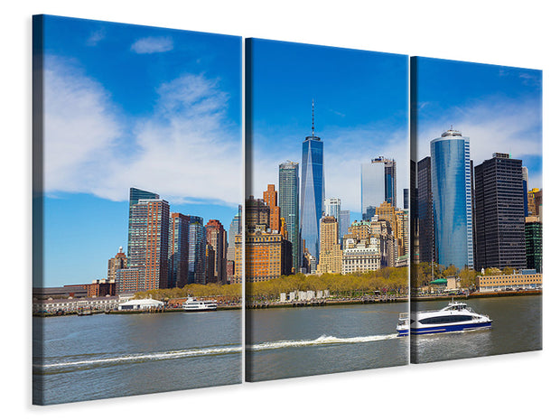3 darab Vászonképek Skyscrapers in NYC