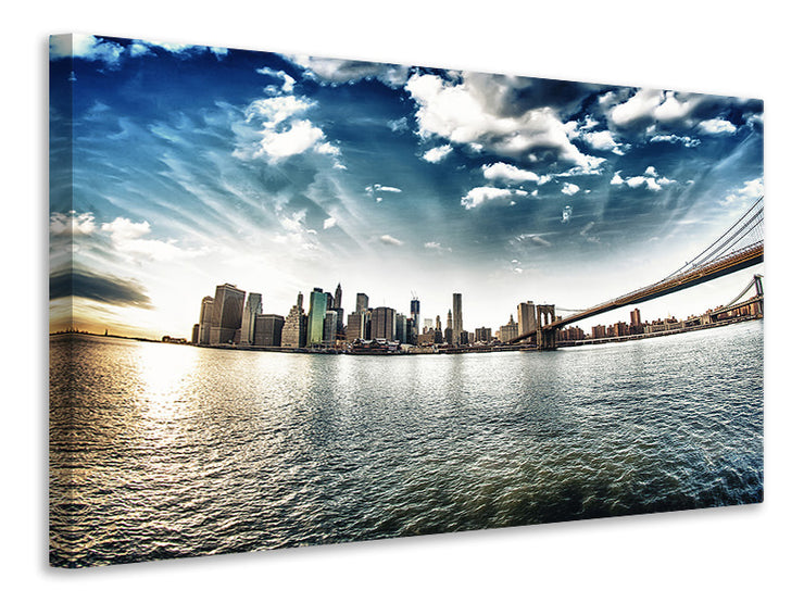 Vászonképek Brooklyn Bridge From The Other Side