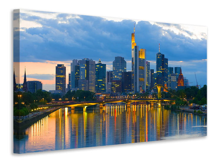 Vászonképek Skyline Frankfurt