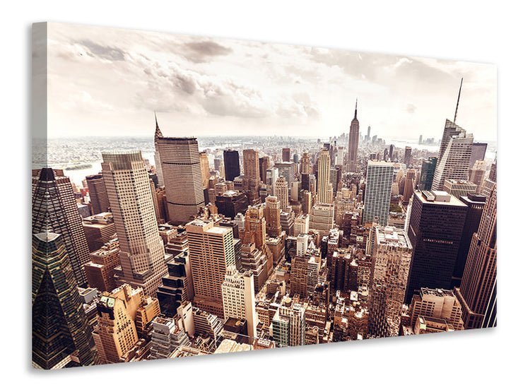 Vászonképek Skyline Over The Roofs Of Manhattan