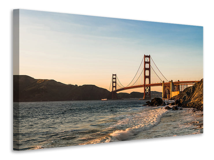 Vászonképek At the Golden Gate Bridge