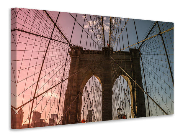 Vászonképek Brooklyn Bridge Close up