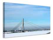 Vászonképek Bridge in the snow