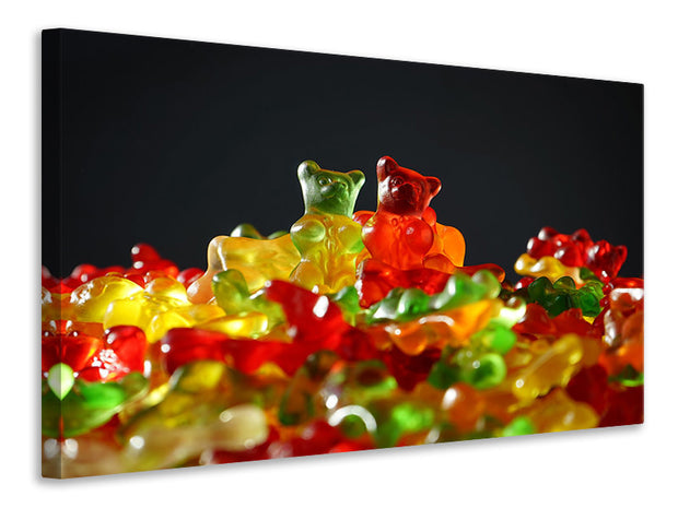 Vászonképek Colorful gummy bears