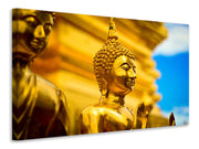 Vászonképek The golden buddhas