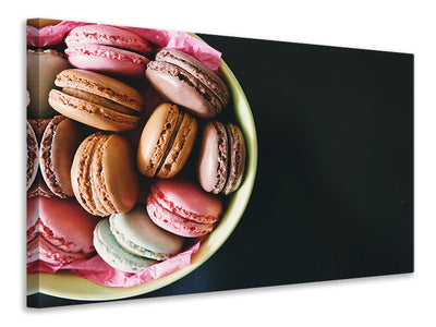 Vászonképek A bowl of macaroons