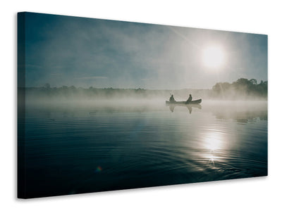 Vászonképek Fisherman in the sunrise