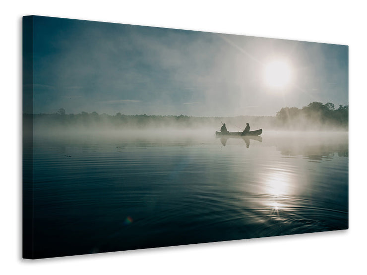 Vászonképek Fisherman in the sunrise