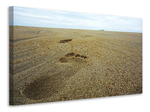 Vászonképek Footprints XXL