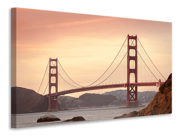 Vászonképek Golden Gate Bridge in the evening light