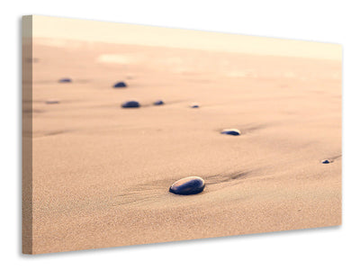 Vászonképek Pebbles in the sand