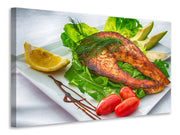 Vászonképek Salmon plate