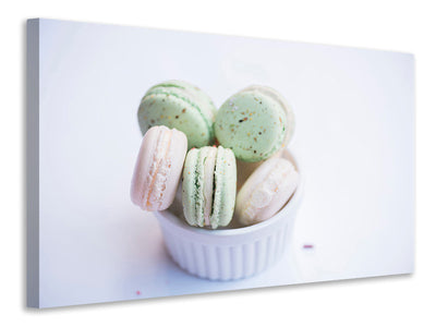 Vászonképek Macaroons in pastel