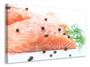 Vászonképek Raw salmon