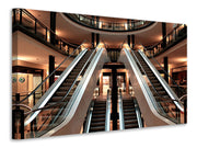 Vászonképek Escalator in shopping mall