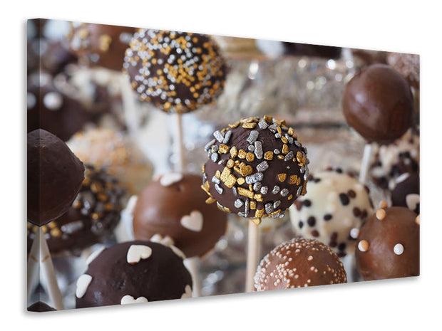 Vászonképek Chocolate lollipops