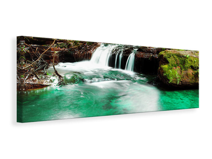 Panorámás Vászonképek The River At Waterfall