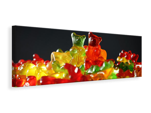Panorámás Vászonképek Colorful gummy bears