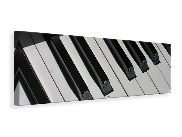 Panorámás Vászonképek Close up piano